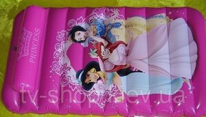 Матрац надувний з підголовником Принцеси Disney