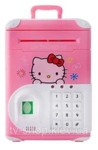 Сейф-копилка з кодовим замком і відбитком пальця "Hello Kitty"