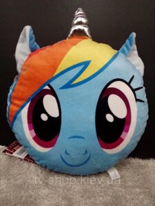 Подушка My little pony ( блакитна)31 х 27 см