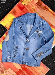 Куртка джинсова піджак р. 100-140 см