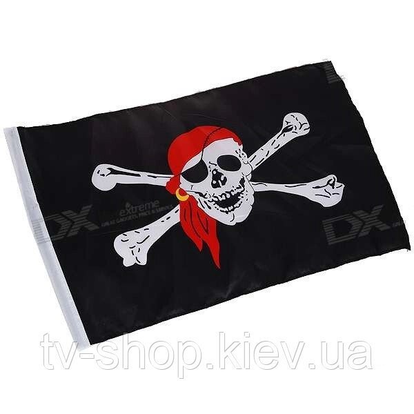 Піратський прапор (4 розміру) від компанії ІНТЕРНЕТ МАГАЗИН * ТВ-ШОП * - фото 1