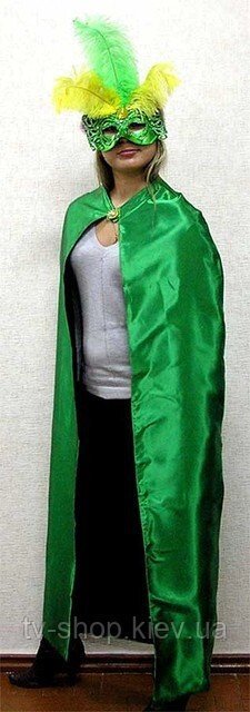 Плащ карнавальний з брошкою (135 см) від компанії ІНТЕРНЕТ МАГАЗИН * ТВ-ШОП * - фото 1