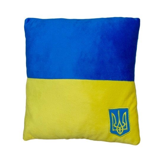 Подушка Прапор України від компанії ІНТЕРНЕТ МАГАЗИН * ТВ-ШОП * - фото 1