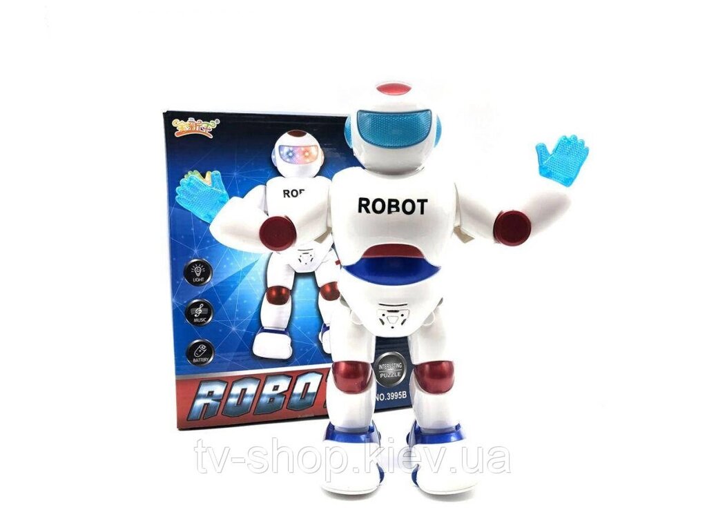 Робот танцюючий "Робот - космонавт" 28 см (світло, звук,рух) від компанії ІНТЕРНЕТ МАГАЗИН * ТВ-ШОП * - фото 1