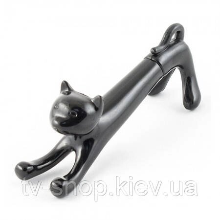 Ручка чорна Кішка від компанії ІНТЕРНЕТ МАГАЗИН * ТВ-ШОП * - фото 1