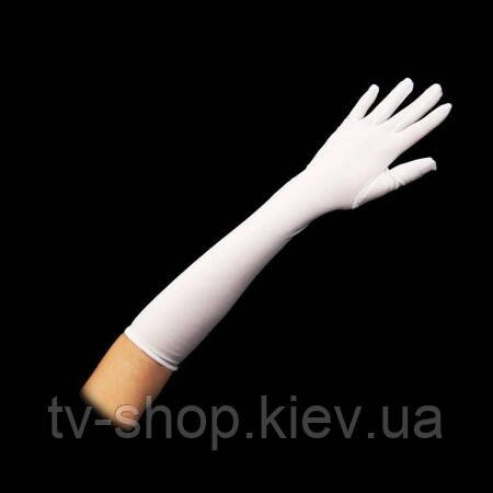 Рукавички довгі з еластану (червоні, чорні білі) від компанії ІНТЕРНЕТ МАГАЗИН * ТВ-ШОП * - фото 1