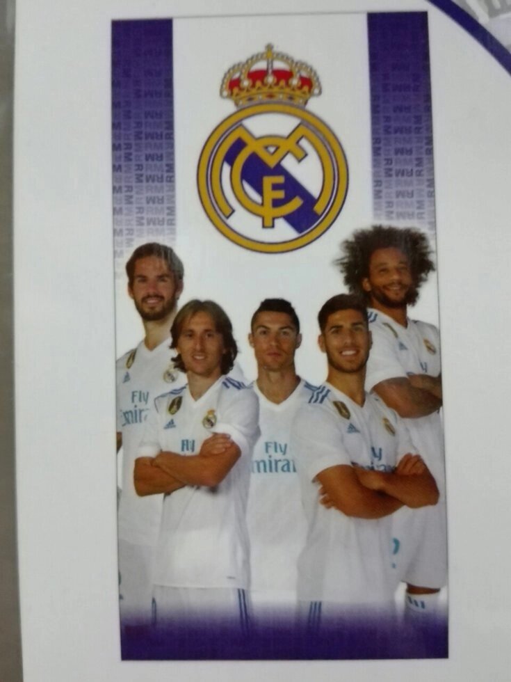 Рушник Real Madrid, 70х140 см( Угорщина) від компанії ІНТЕРНЕТ МАГАЗИН * ТВ-ШОП * - фото 1