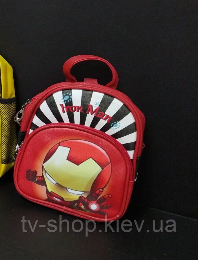 Рюкзак дитячий "Iron man" червоний від компанії ІНТЕРНЕТ МАГАЗИН * ТВ-ШОП * - фото 1