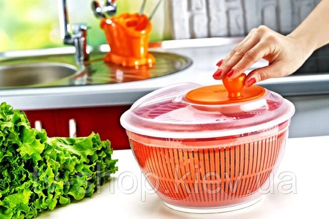 Салатосушка для мийки і сушіння зелені і ягід (в коробці) від компанії ІНТЕРНЕТ МАГАЗИН * ТВ-ШОП * - фото 1