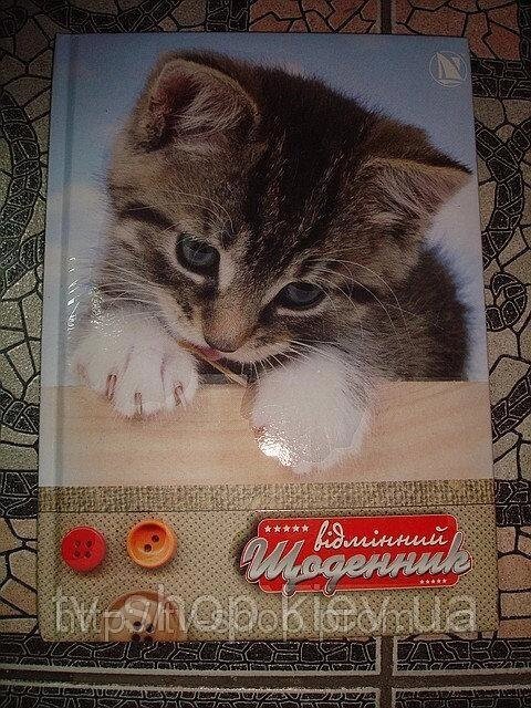 Щоденник шкільний Кіт від компанії ІНТЕРНЕТ МАГАЗИН * ТВ-ШОП * - фото 1
