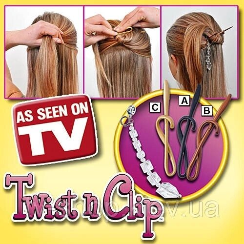 Шпильки для волосся Twis-n-Clip (4шт) від компанії ІНТЕРНЕТ МАГАЗИН * ТВ-ШОП * - фото 1