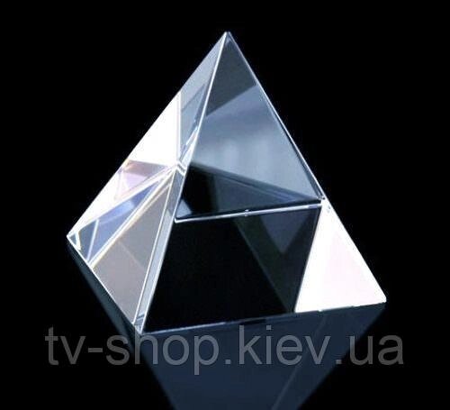 Скляна піраміда 4 -8 см від компанії ІНТЕРНЕТ МАГАЗИН * ТВ-ШОП * - фото 1