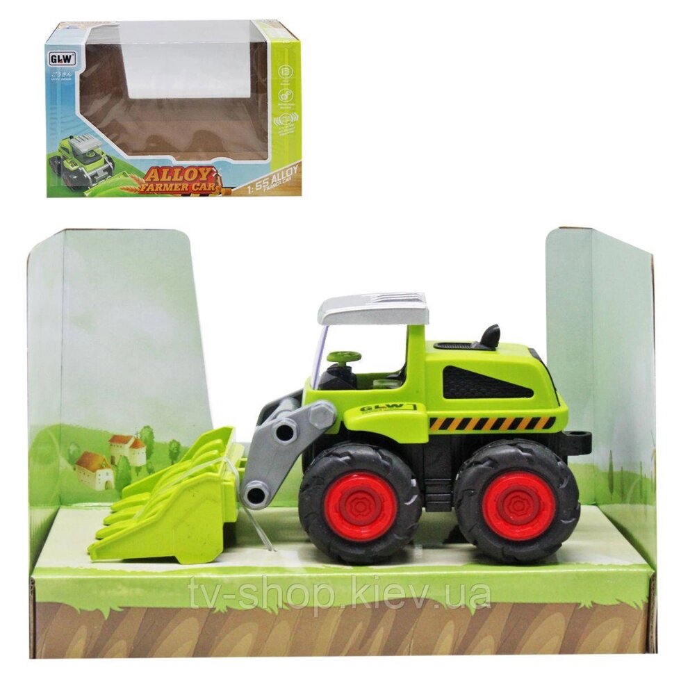 Трактор з причепом Farmer Toys, 25 см від компанії ІНТЕРНЕТ МАГАЗИН * ТВ-ШОП * - фото 1