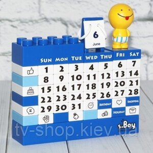 Вічний календар конструктор Лего з чоловічком
