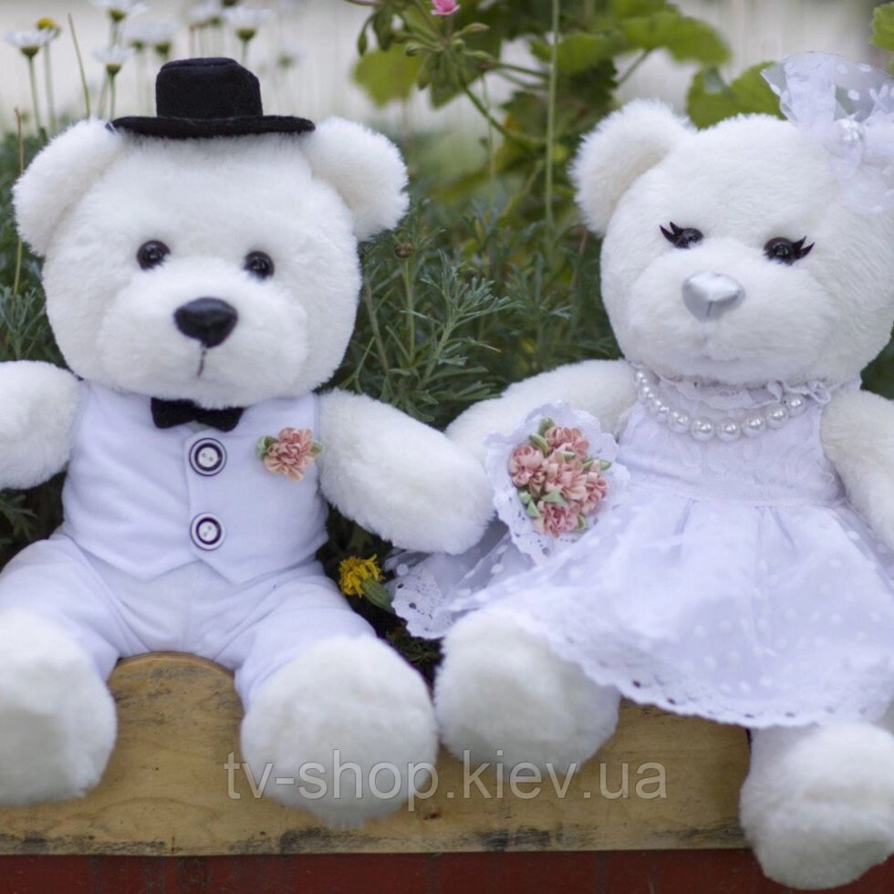 Ведмедики наречений і наречена, 55 см від компанії ІНТЕРНЕТ МАГАЗИН * ТВ-ШОП * - фото 1
