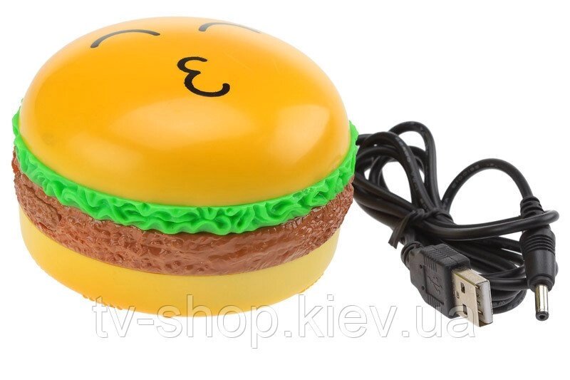 Вібромасажер з USB Гамбургер (2 швидкості) Хіт! від компанії ІНТЕРНЕТ МАГАЗИН * ТВ-ШОП * - фото 1