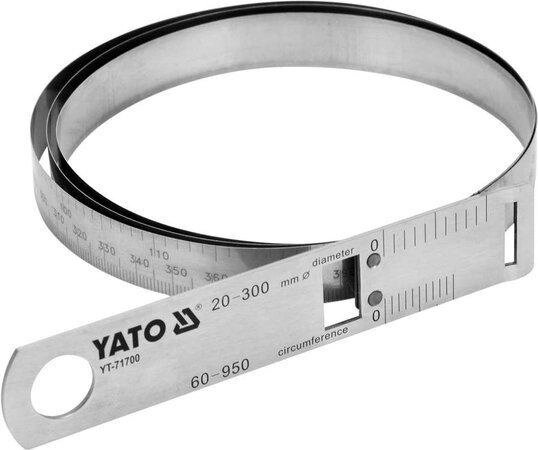 Циркометр для вимірювання довжини кола і діаметра YATO YT-71700 (Польща) від компанії Магазин інструменту та обладнання "Викрутки" - фото 1