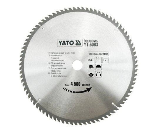 Диск пильний по дереву YATO YT-6083 (Польща) від компанії Магазин інструменту та обладнання "Викрутки" - фото 1
