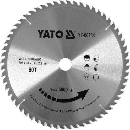 Диск пиляльний побідитовий по дереву 305 мм YATO YT-60784 (Польща) від компанії Магазин інструменту та обладнання "Викрутки" - фото 1
