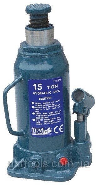 Домкрат пляшковий 15т T91504 TORIN від компанії Магазин інструменту та обладнання "Викрутки" - фото 1