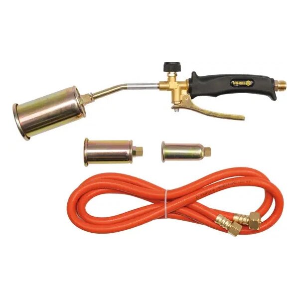 Газова пальник з 3 наконечниками і шлангом Vorel 73340 (Польща) від компанії Магазин інструменту та обладнання "Викрутки" - фото 1