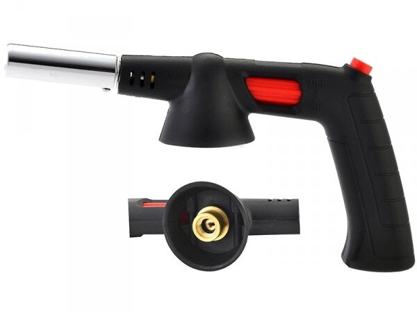Газова пальник з пьезозапалом і керамічним соплом ТМ "VIROK" 44V181 (Китай) від компанії Магазин інструменту та обладнання "Викрутки" - фото 1
