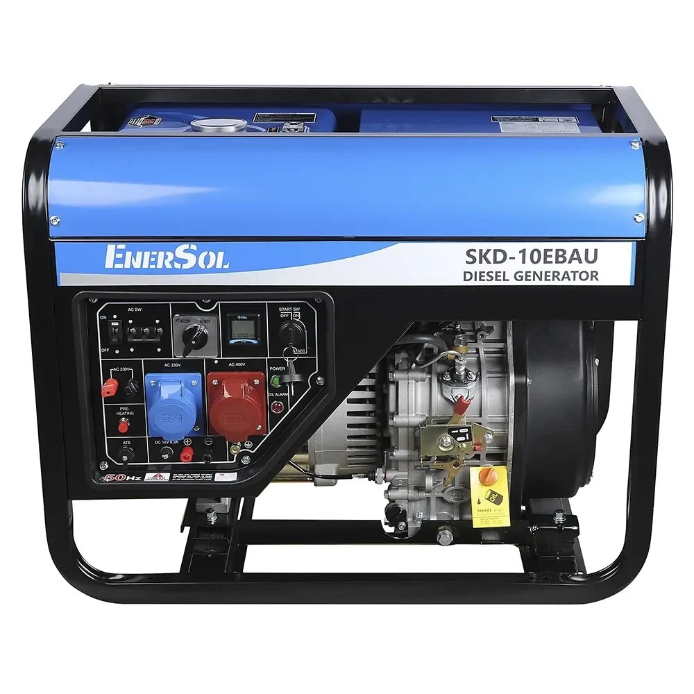 Генератор дизельний 718 см (3000 об/хв) 10 кВт EnerSol SKD-10EBAU від компанії Магазин інструменту та обладнання "Викрутки" - фото 1
