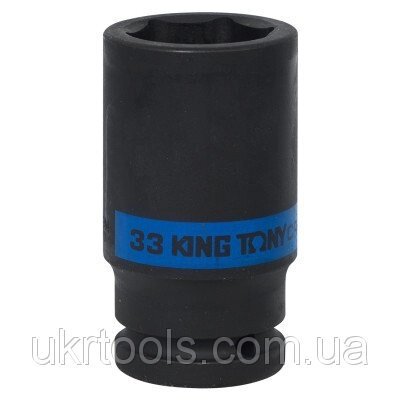 Голівка ударна довга 3/4" 33 мм KINGTONY 643533M від компанії Магазин інструменту та обладнання "Викрутки" - фото 1