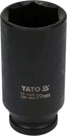 Головка торцева шестигранна ударна 1/2" (М=29 мм/L=78 мм) YATO YT-1049 (Польща) від компанії Магазин інструменту та обладнання "Викрутки" - фото 1
