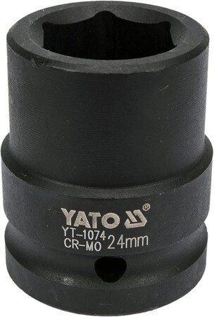 Головка торцева шестигранна ударна 3/4" (М=24 мм/L=50 мм) YATO YT-1074 (Польща) від компанії Магазин інструменту та обладнання "Викрутки" - фото 1