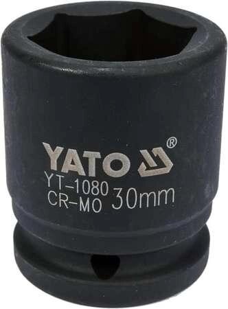 Головка торцева шестигранна ударна 3/4" (М=30 мм/L=53 мм) YATO YT-1080 (Польща) від компанії Магазин інструменту та обладнання "Викрутки" - фото 1