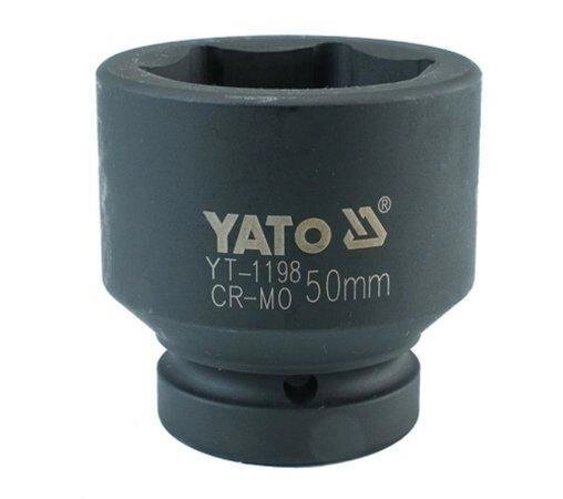 Головка торцева ударна 1" 50 мм YATO YT-1198 (Польща) від компанії Магазин інструменту та обладнання "Викрутки" - фото 1