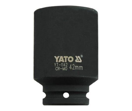 Головка торцева ударна 3/4" 42 мм YATO YT-1142 (Польща) від компанії Магазин інструменту та обладнання "Викрутки" - фото 1