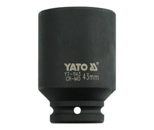 Головка торцева ударна 3/4" 43 мм YATO YT-1143 (Польща) від компанії Магазин інструменту та обладнання "Викрутки" - фото 1