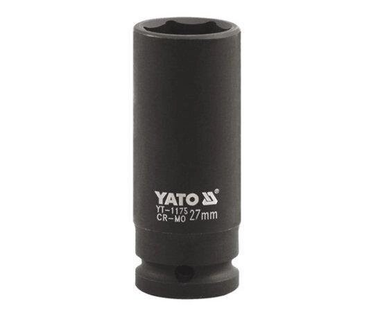 Головка торцева ударна 6-гранна 1" 30 мм YATO YT-1176 (Польща) від компанії Магазин інструменту та обладнання "Викрутки" - фото 1