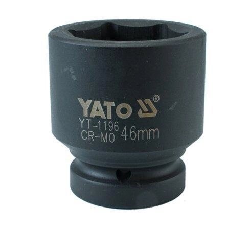Головка торцева ударна 6-гранна 1" 46 мм YATO YT-1196 (Польща) від компанії Магазин інструменту та обладнання "Викрутки" - фото 1