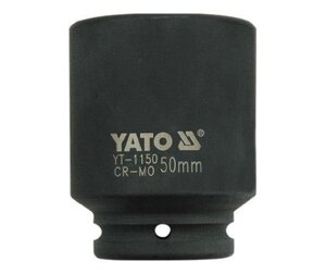 Головка торцева ударна 6-гранна 3/4" 50 мм YATO YT-1150 (Польща)