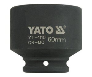 Головка торцева ударна 6-гранна 3/4" 60 мм YATO YT-1110 (Польща)