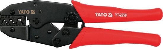 Інструмент для обжиму наконечників проводів YATO YT-2250 (Польща) від компанії Магазин інструменту та обладнання "Викрутки" - фото 1