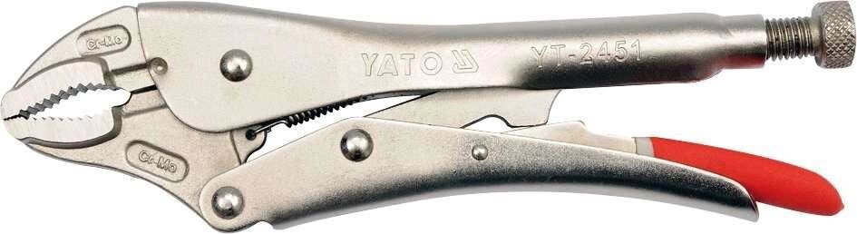 Кліщі затискні Cr-Mo/ L= 250 мм Yato YT-2451 (Польща) від компанії Магазин інструменту та обладнання "Викрутки" - фото 1