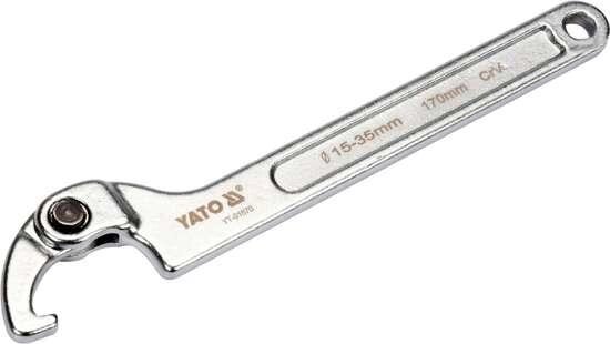 Ключ радіусний шарнірний (15-35 мм) 170 мм YATO YT-01670 (Польща) від компанії Магазин інструменту та обладнання "Викрутки" - фото 1