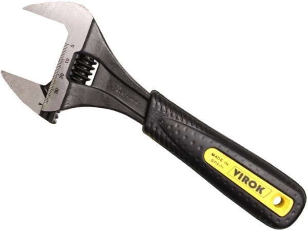 Ключ розвідний 8" ТМ "VIROK" 35V018 (Іспанія) від компанії Магазин інструменту та обладнання "Викрутки" - фото 1