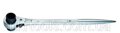 Ключ трещеточний силовой з подвійною головкою 17x19мм Toptul AEAH1719 (Тайвань) від компанії Магазин інструменту та обладнання "Викрутки" - фото 1