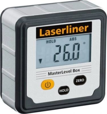 Компактний цифровий електронний рівень MasterLevel Box Laserliner 081.260A від компанії Магазин інструменту та обладнання "Викрутки" - фото 1