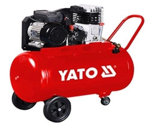 Компресор мережевий професійний (199 л/хв) 100 л Yato YT-23240 (Польща) від компанії Магазин інструменту та обладнання "Викрутки" - фото 1