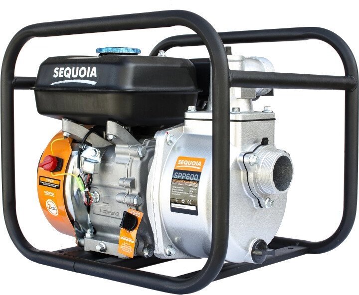 Мотопомпа бензинова для чистої води SEQUOIA SPP600 від компанії Магазин інструменту та обладнання "Викрутки" - фото 1