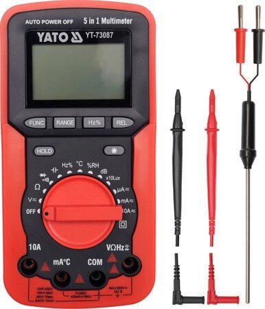 Мультиметр цифровий YATO YT-73087 (Польща) від компанії Магазин інструменту та обладнання "Викрутки" - фото 1