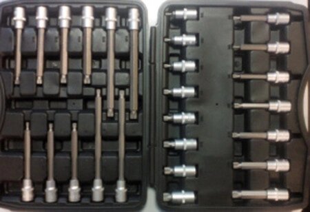 Набір біт XZN/TORX 26 предметів Best 1-E1021 від компанії Магазин інструменту та обладнання "Викрутки" - фото 1