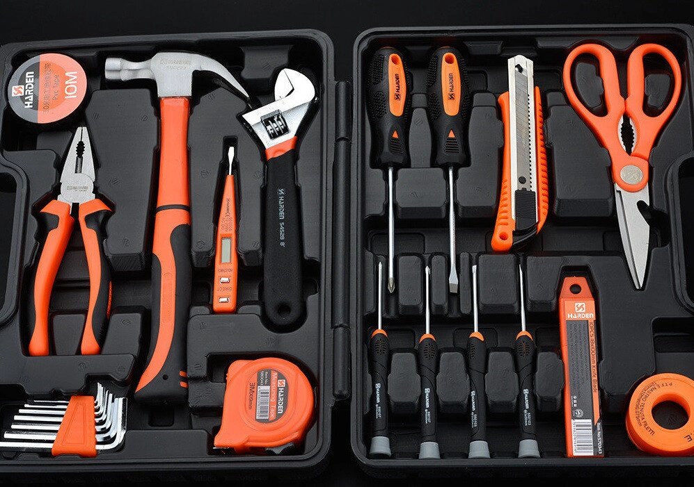 Набір інструментів універсальний для будинку 23 пр. Harden Tools 511011 від компанії Магазин інструменту та обладнання "Викрутки" - фото 1