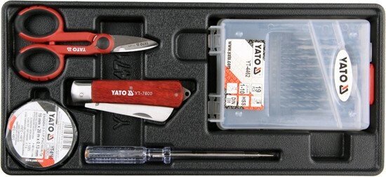 Набір інструментів в ложементі YATO YT-55471 (Польща) від компанії Магазин інструменту та обладнання "Викрутки" - фото 1
